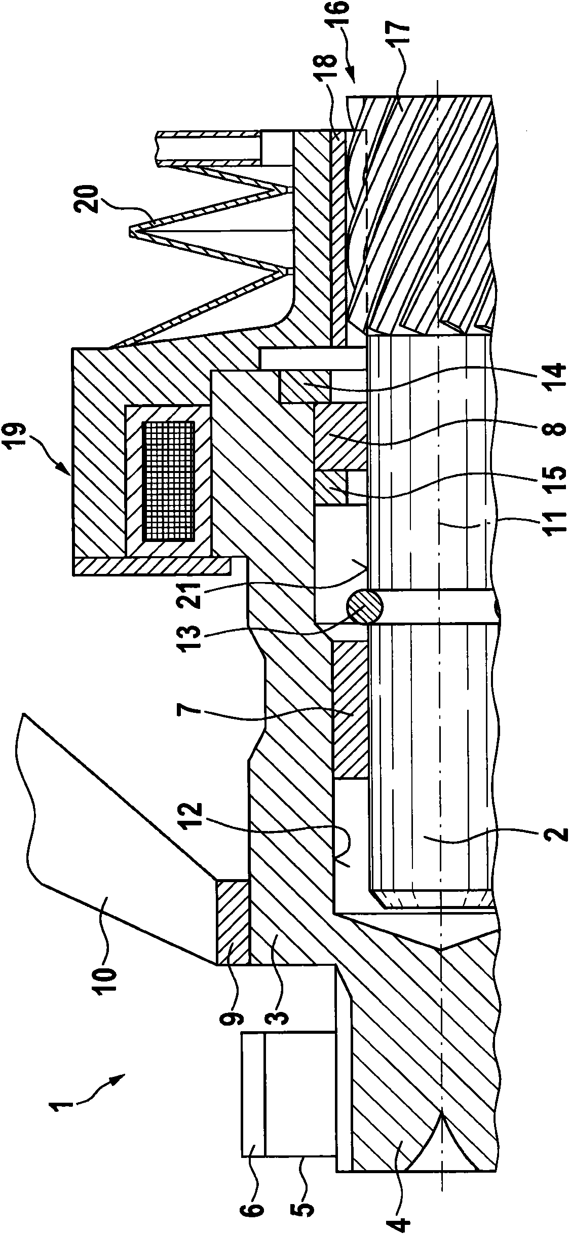 Starter for an internal combustion engine