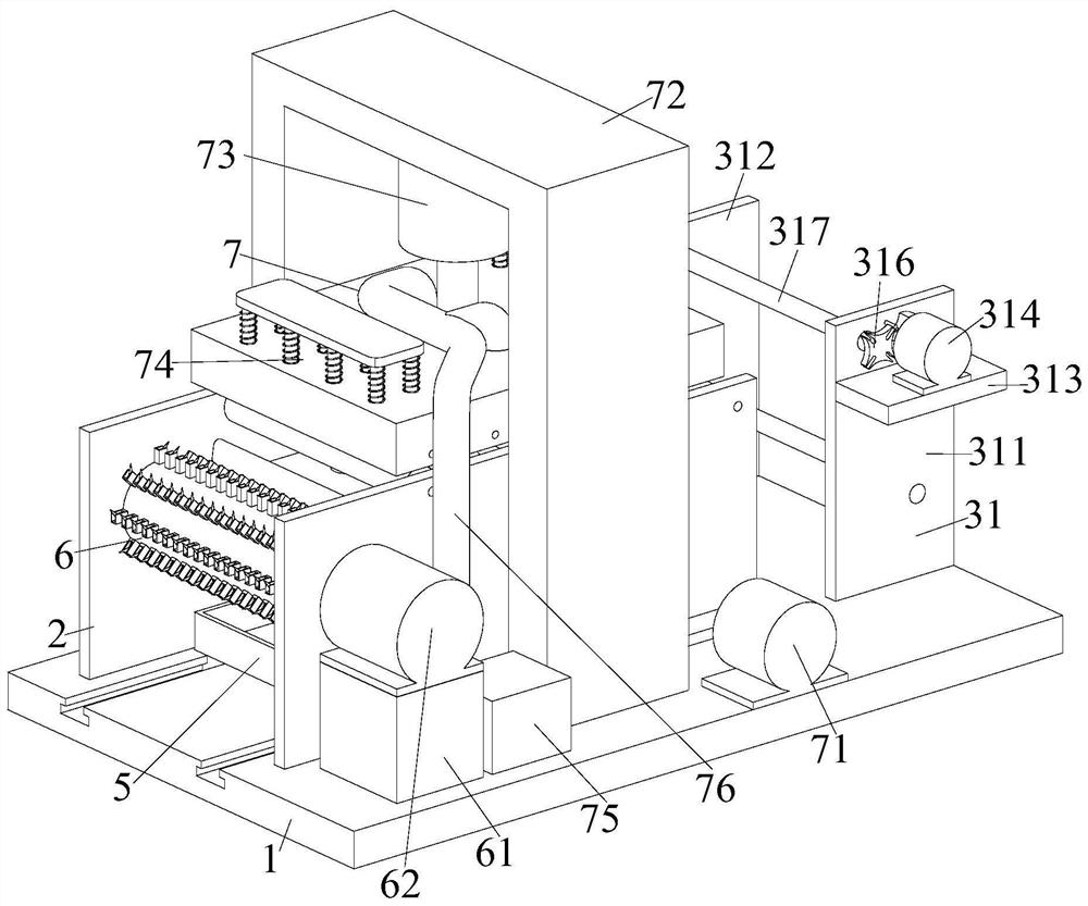 A kind of textile lint processing method