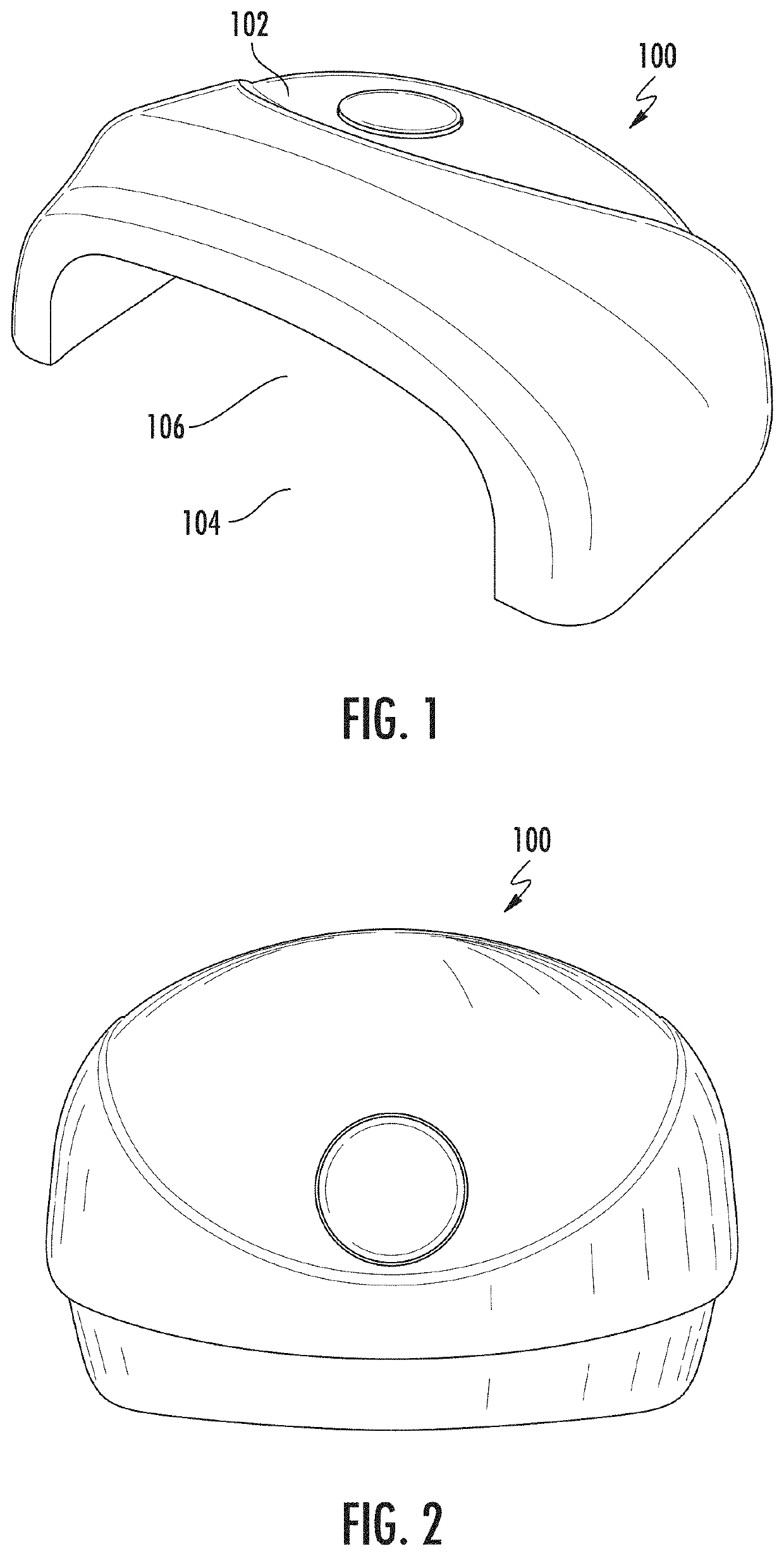 Nail lamp with rechargeable battery pack and exterior lighting