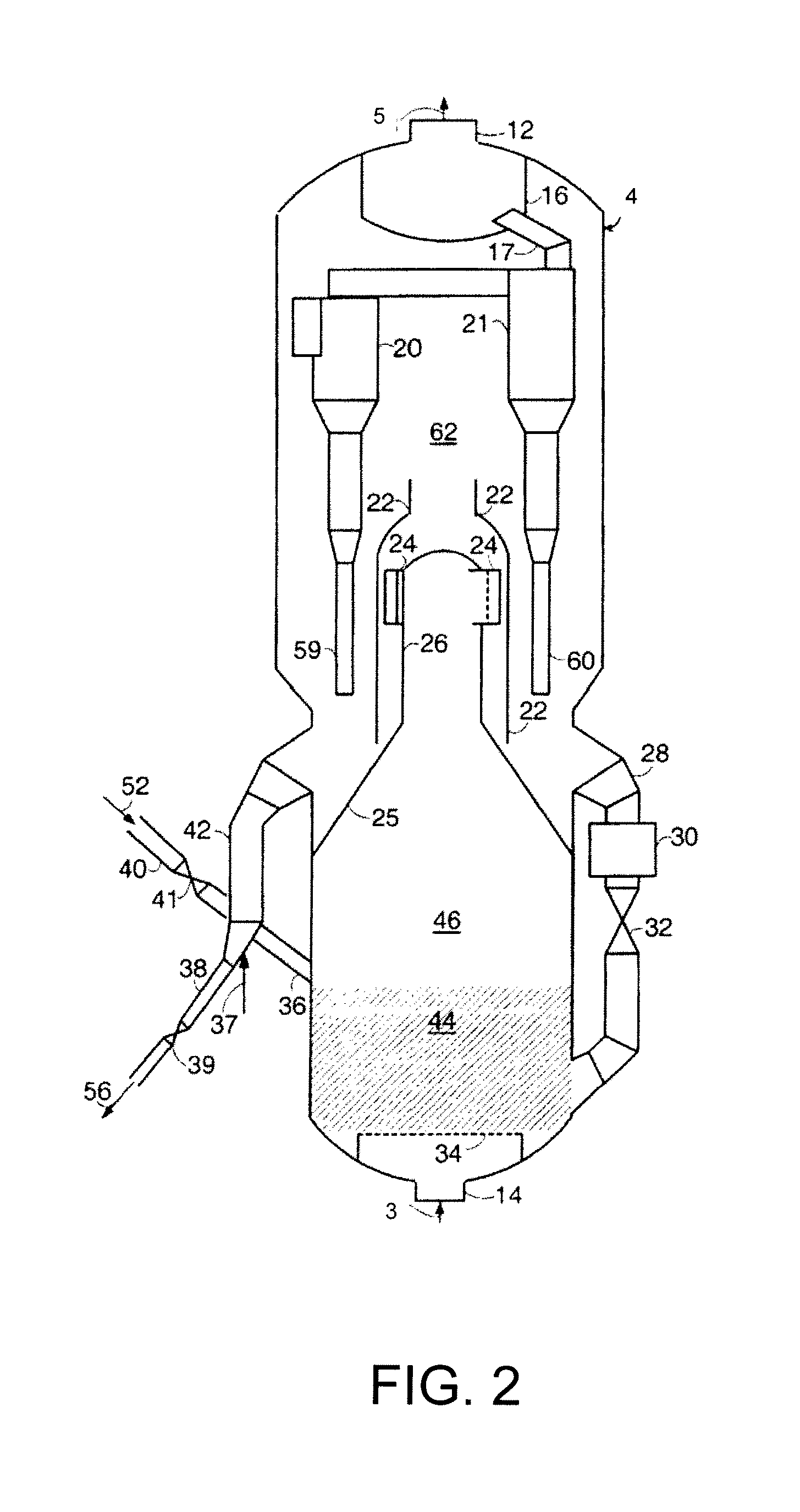 Fluidized Bed Reactor with Back-Mixing for Dehydrogenation of Light Paraffins