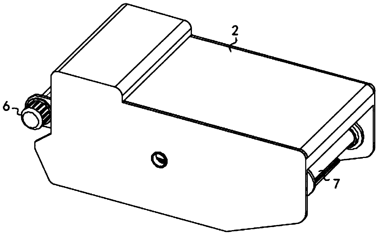 Feeding device for food processing