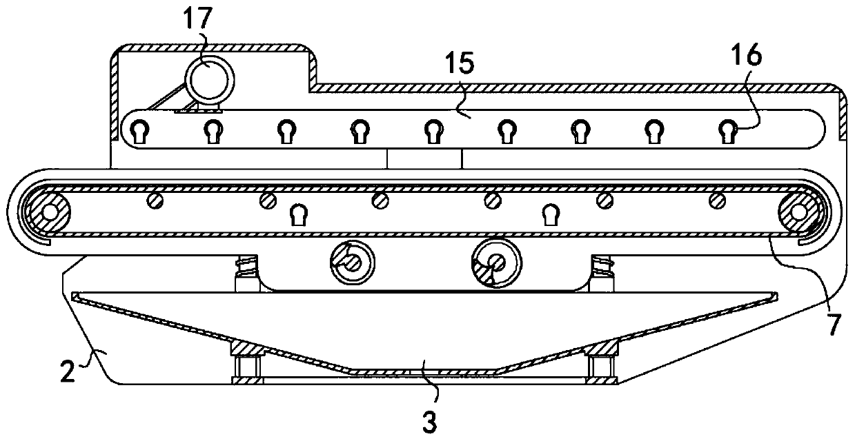 Feeding device for food processing