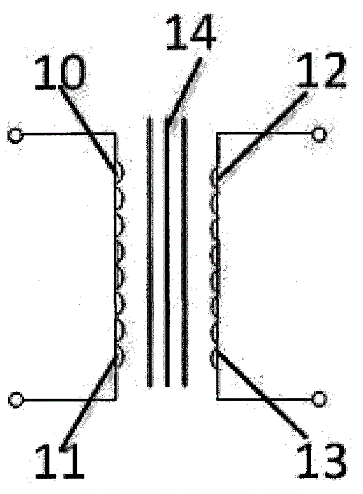 High-frequency and high-voltage circuit