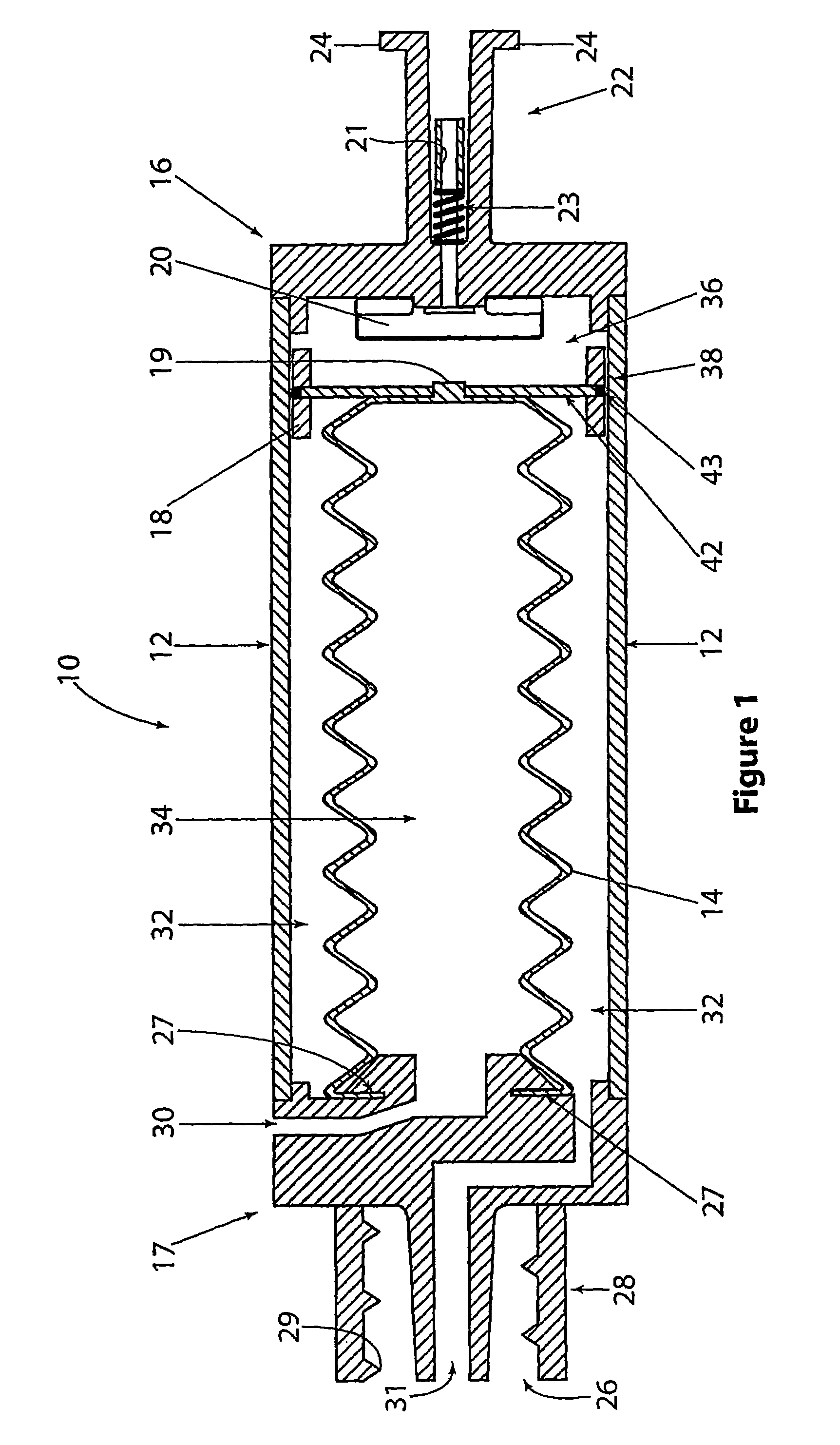 Device and method for pressure indication