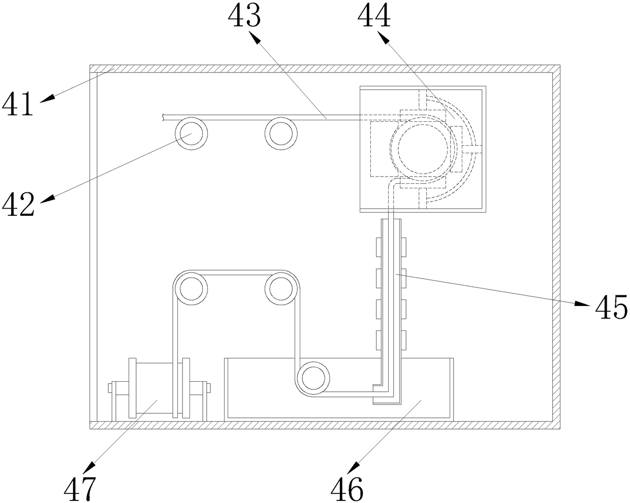 Annealing device capable of preventing sparking and eliminating resistance for power cable