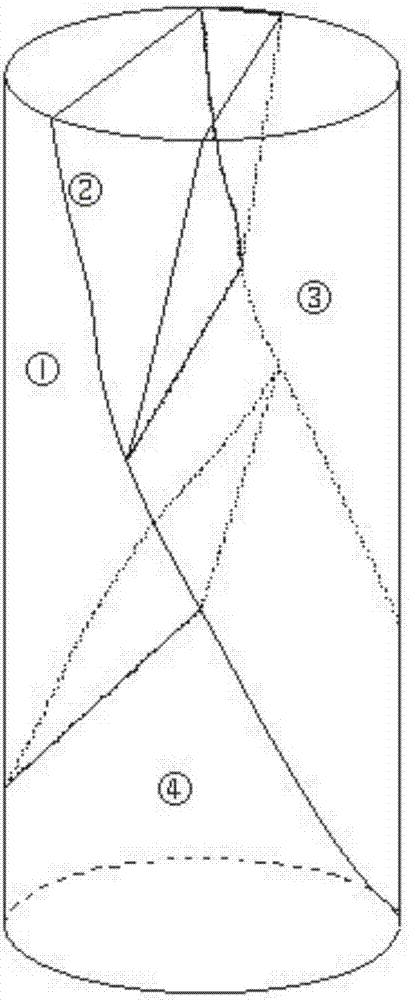 Core confirming method for development degree of reservoir cracks