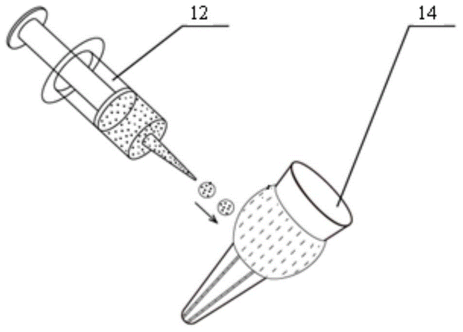 Micro needle tip with orientation structure and method thereof for continuously conveying liquid