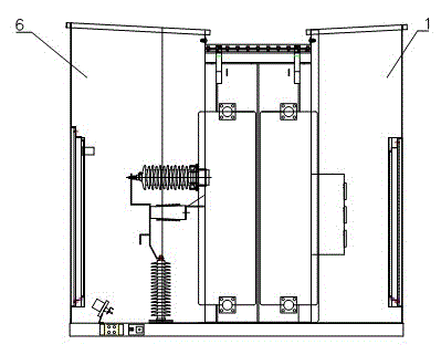 Combined transformer for wind power generation