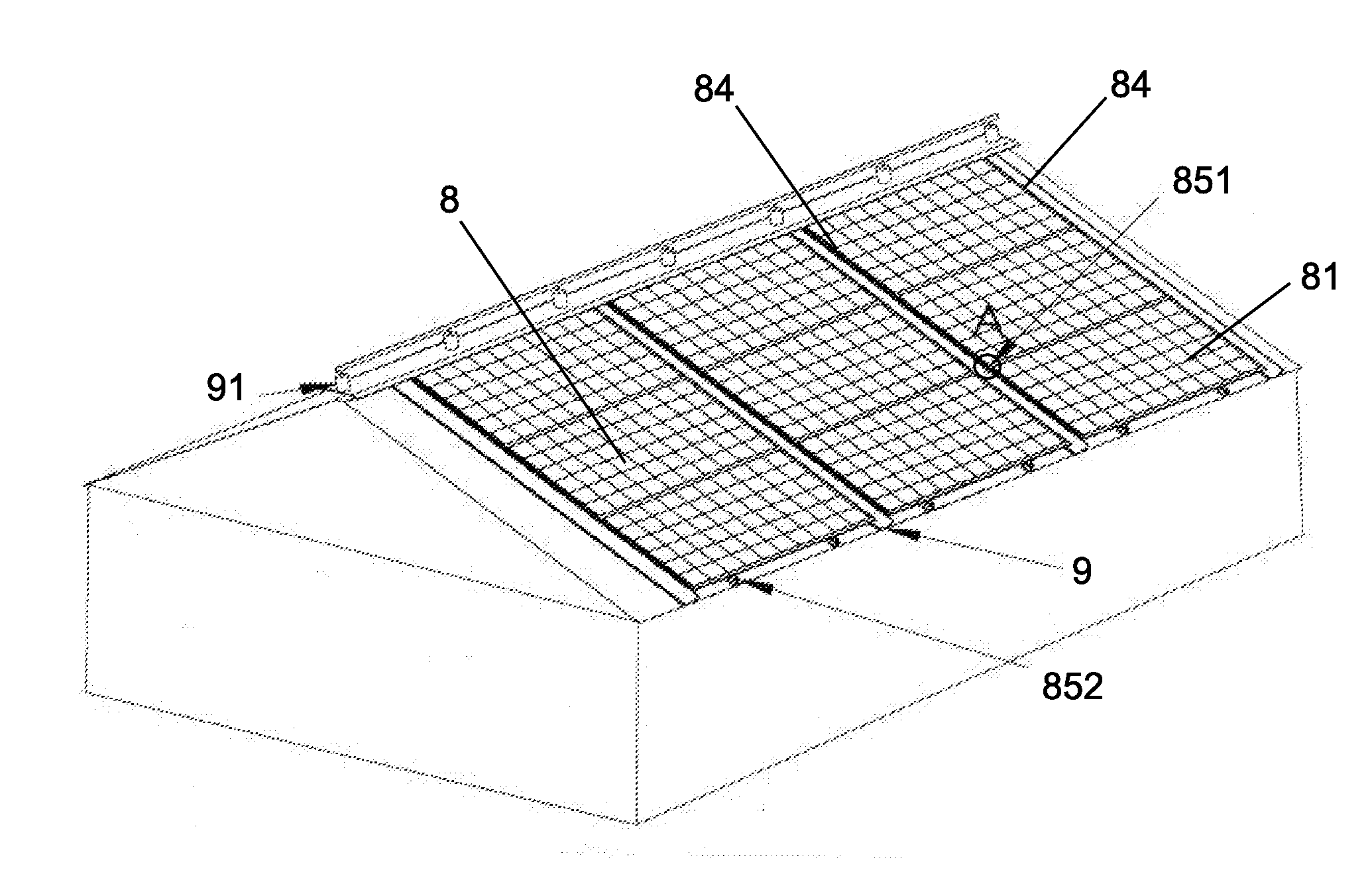 Integrated roof solar power system