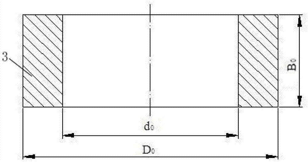 A precision rolling forming method and device for an inner deep groove ring