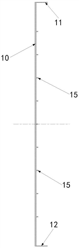 Novel elevator landing door plate assembly