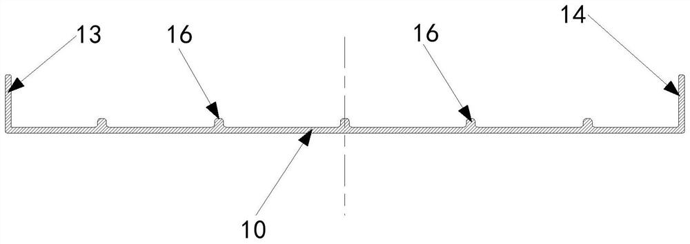 Novel elevator landing door plate assembly