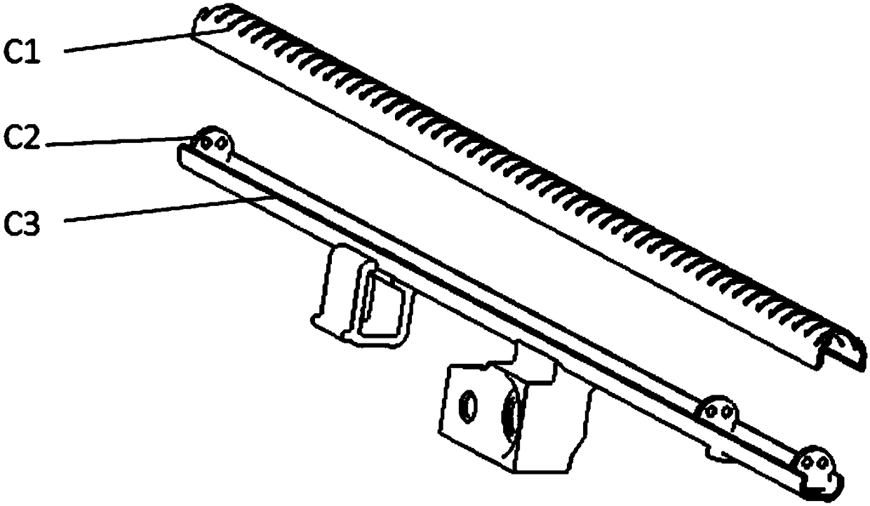 Car condenser header main piece prefabricating tool