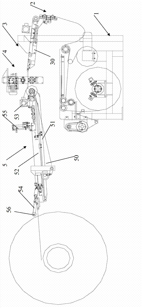 Bead fabric supply frame of forming machine