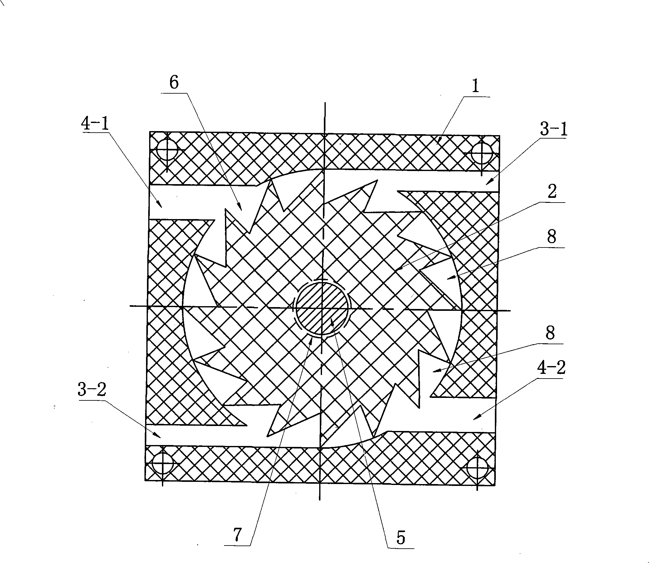 Wheel disc type hydraulic motor