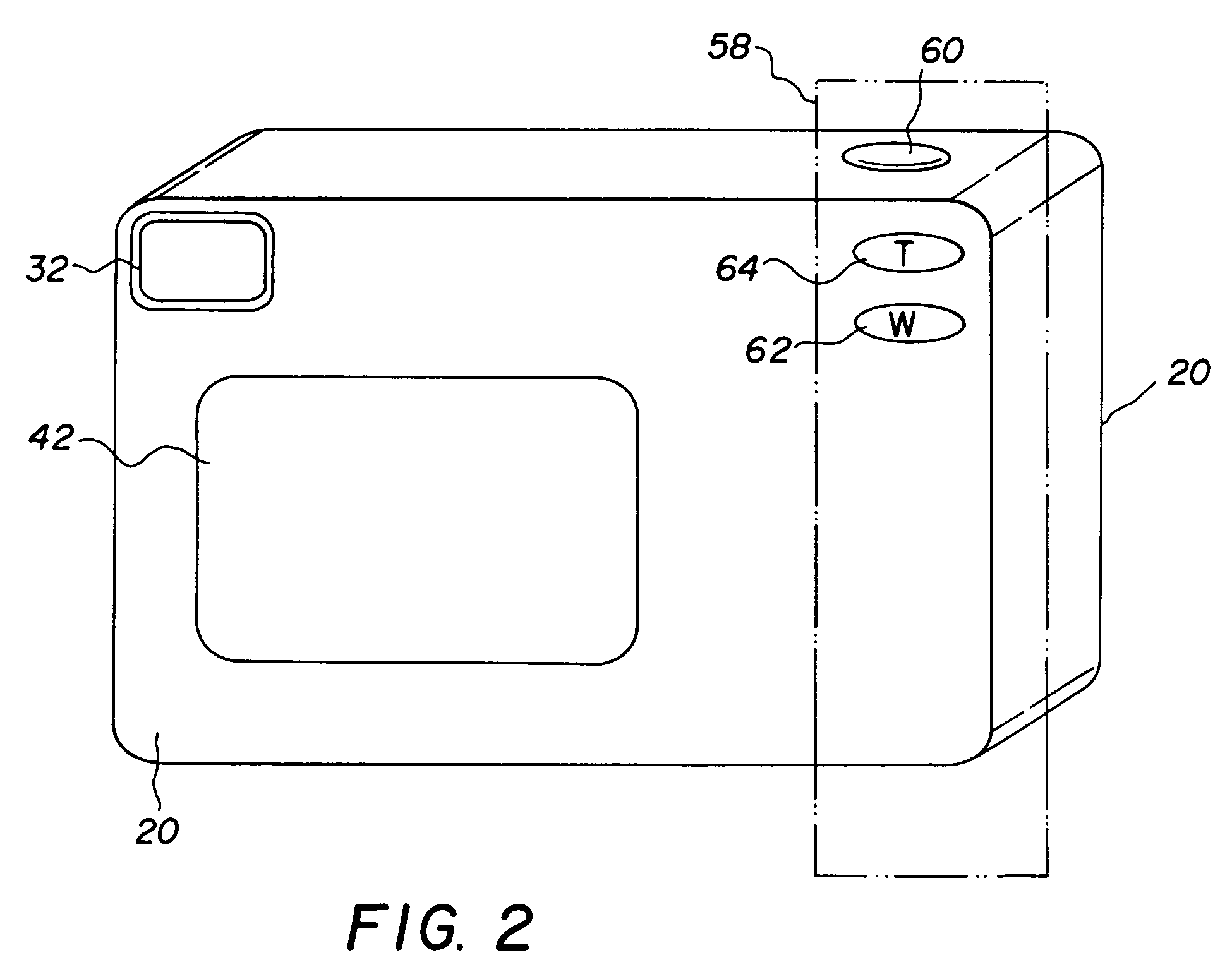 Camera system with eye monitoring