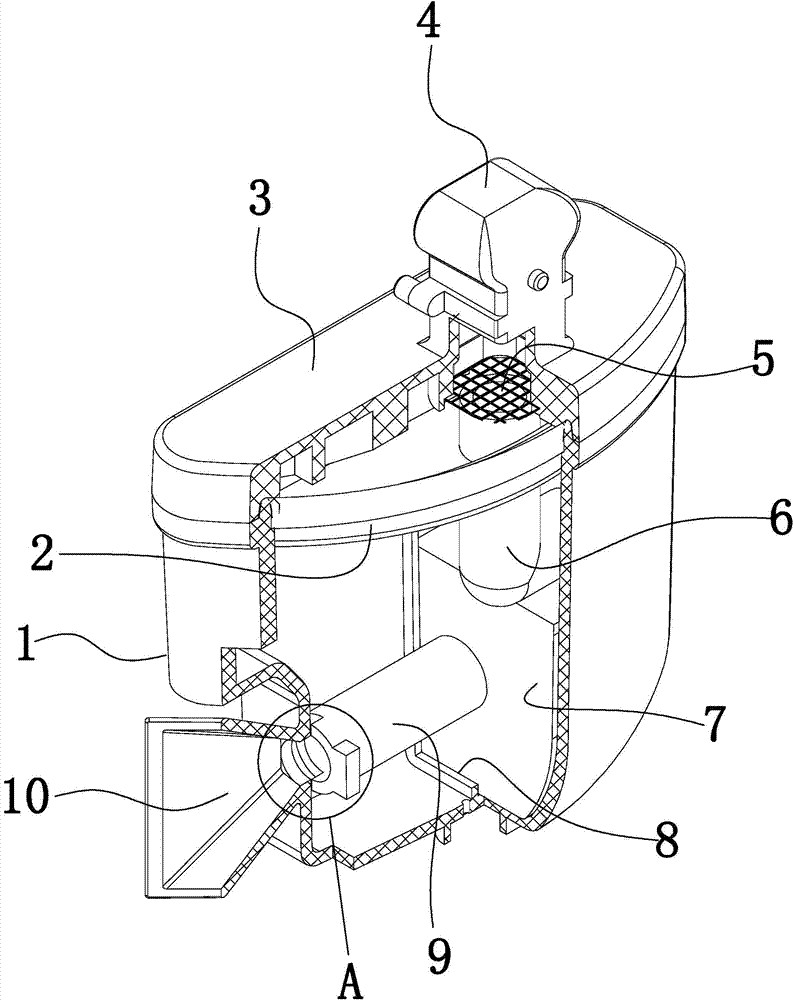 Air suction silencer