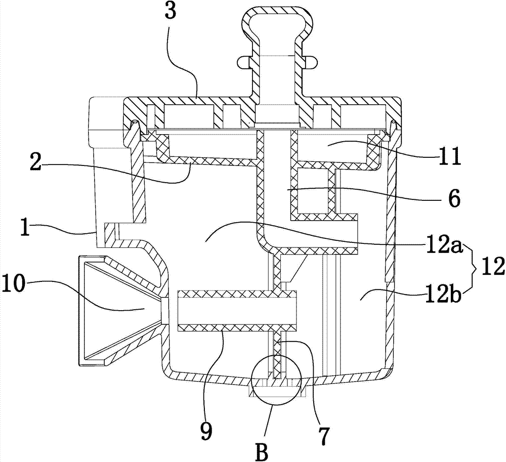 Air suction silencer