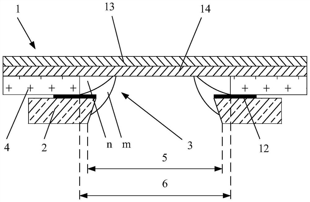 Liquid crystal display screen and display device