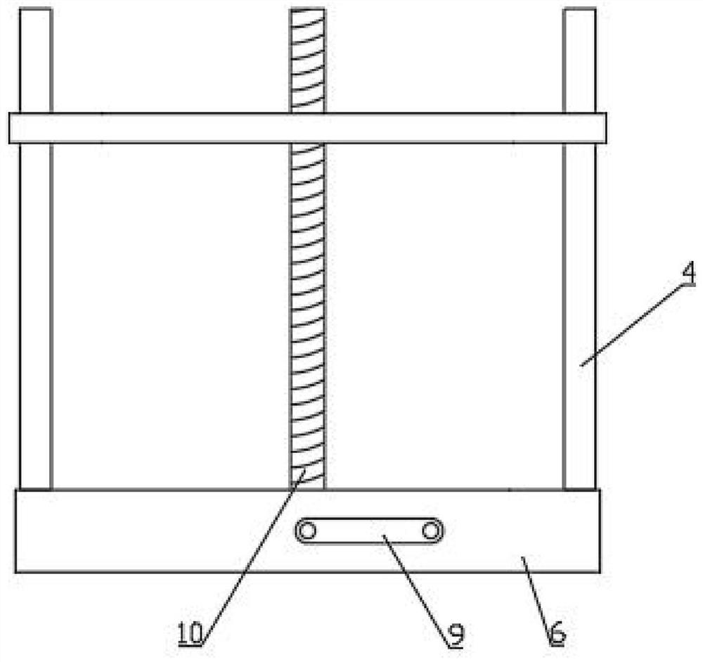 Sintering furnace bottom cover lifting and pressing mechanism