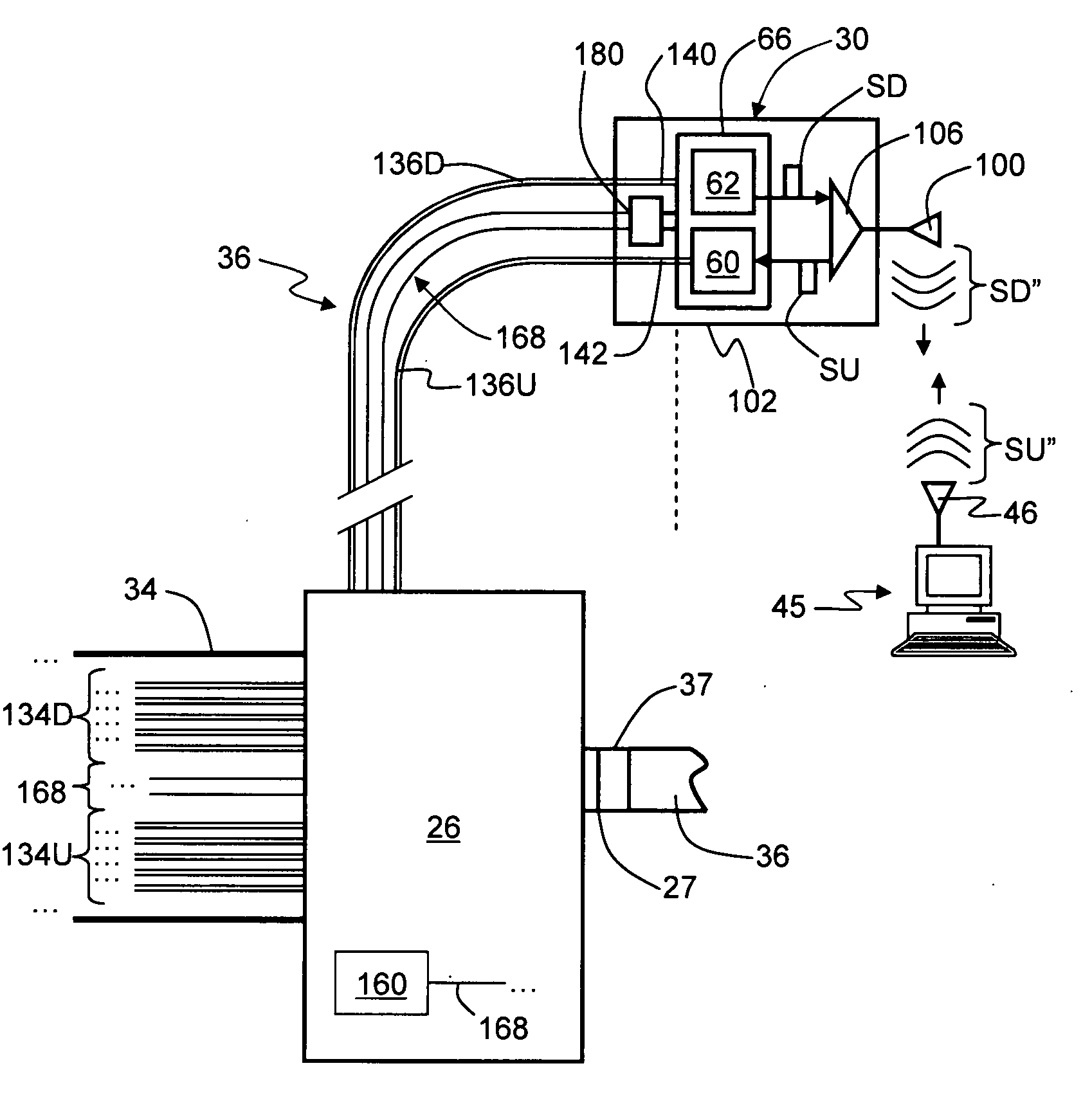 Multi-port accumulator for radio-over-fiber (RoF) wireless picocellular systems