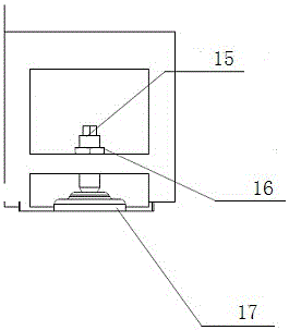 Thermal deformation suppression middle type high-speed crown block gantry five-axis machining center