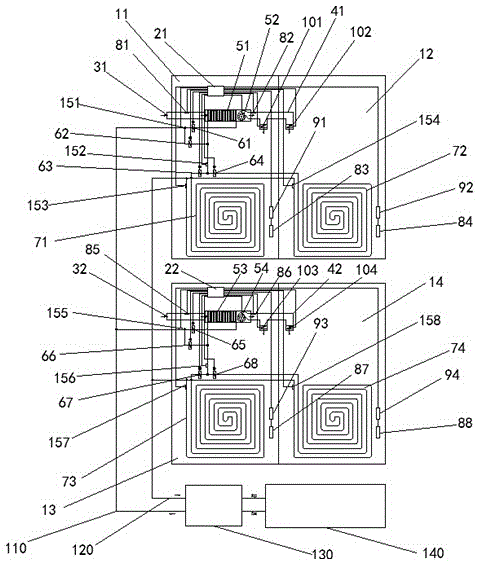 Overhigh temperature difference energy storage central air conditioning system and overhigh temperature difference energy storage control method