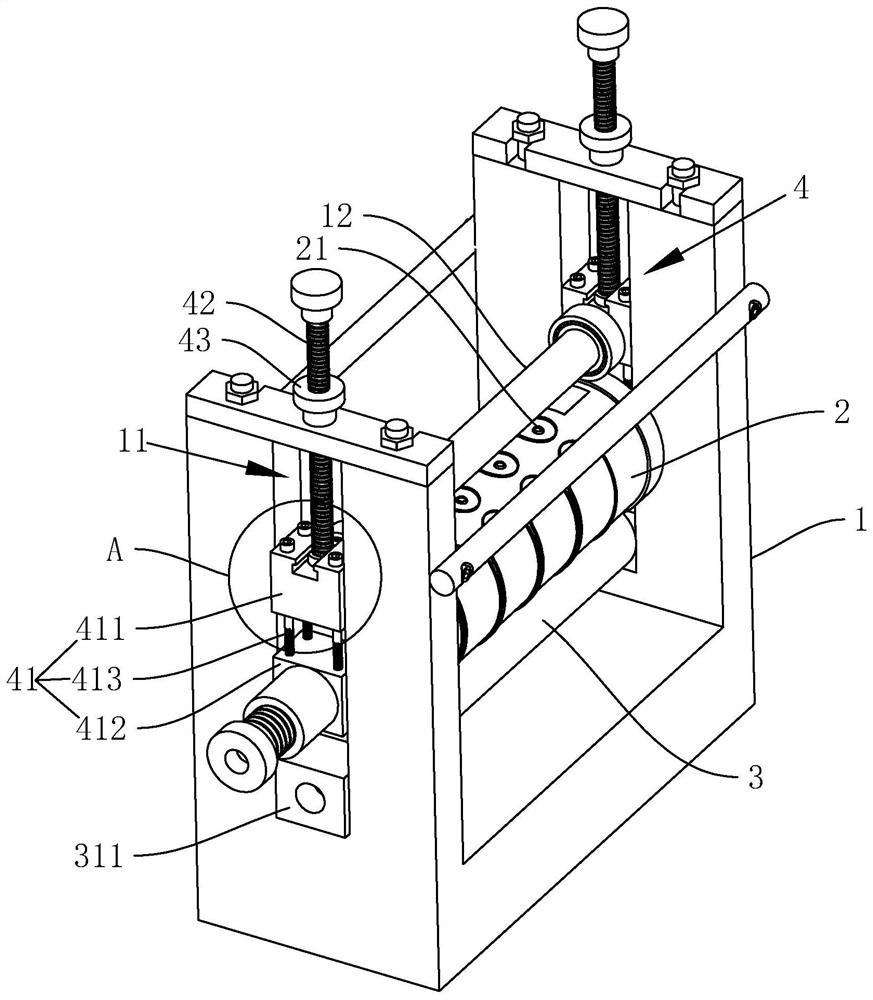 Die-cutting automatic material removing structure and die-cutting machine with same