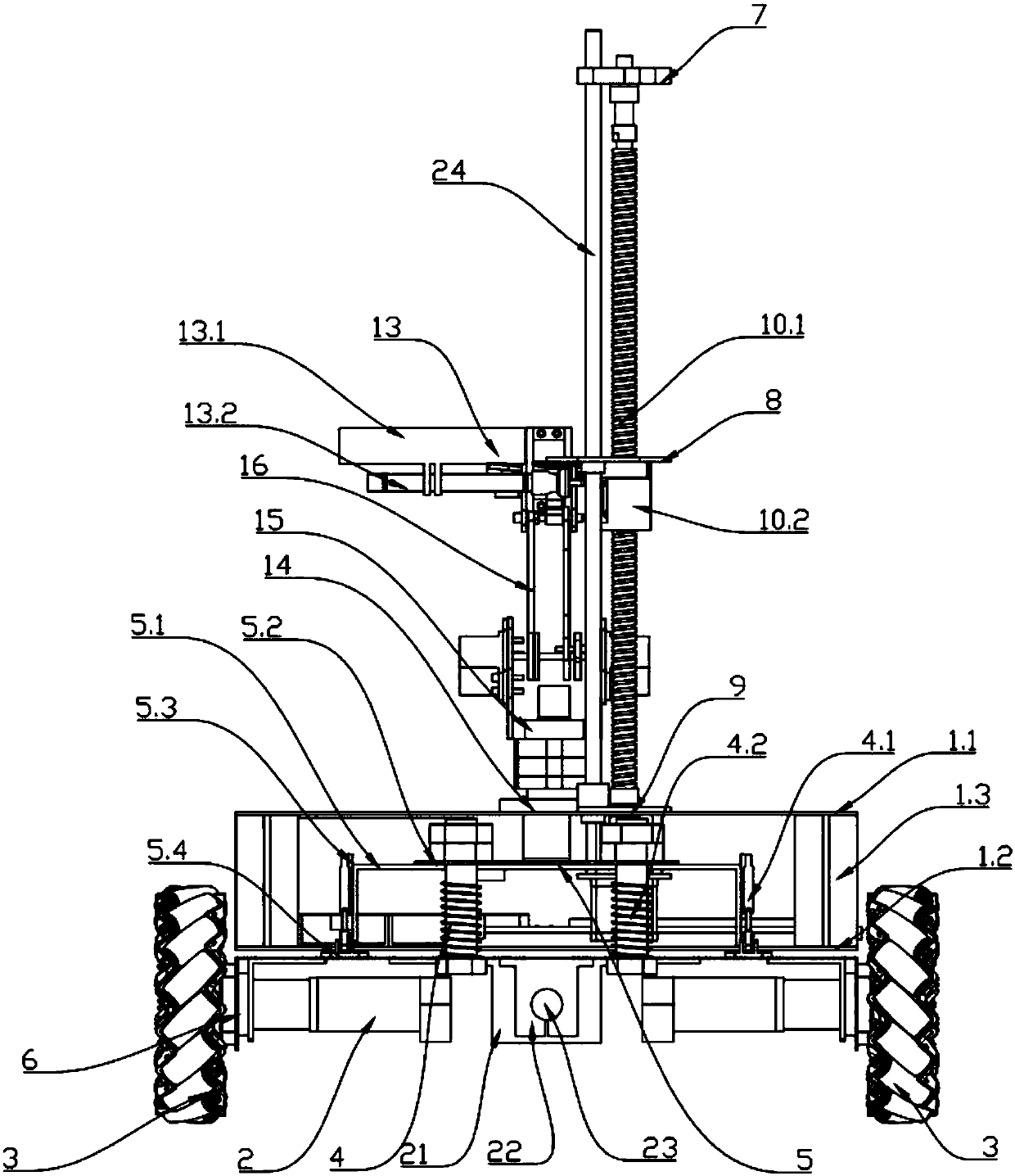 Control system and control method for intelligent warehousing loading-unloading equipment