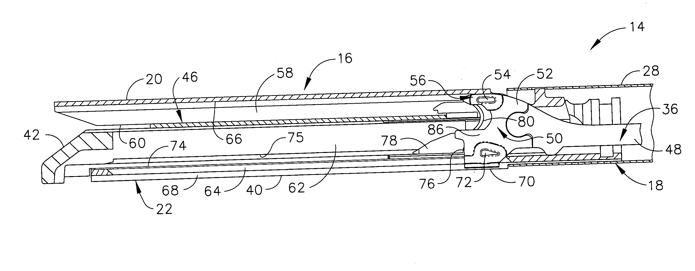 Surgical stapling instrument with mechanical mechanism for limiting maximum tissue compression