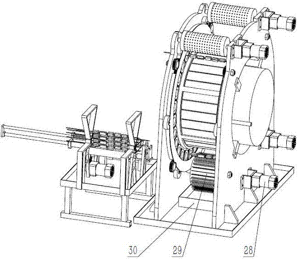 Automated kebab barbecue processing equipment