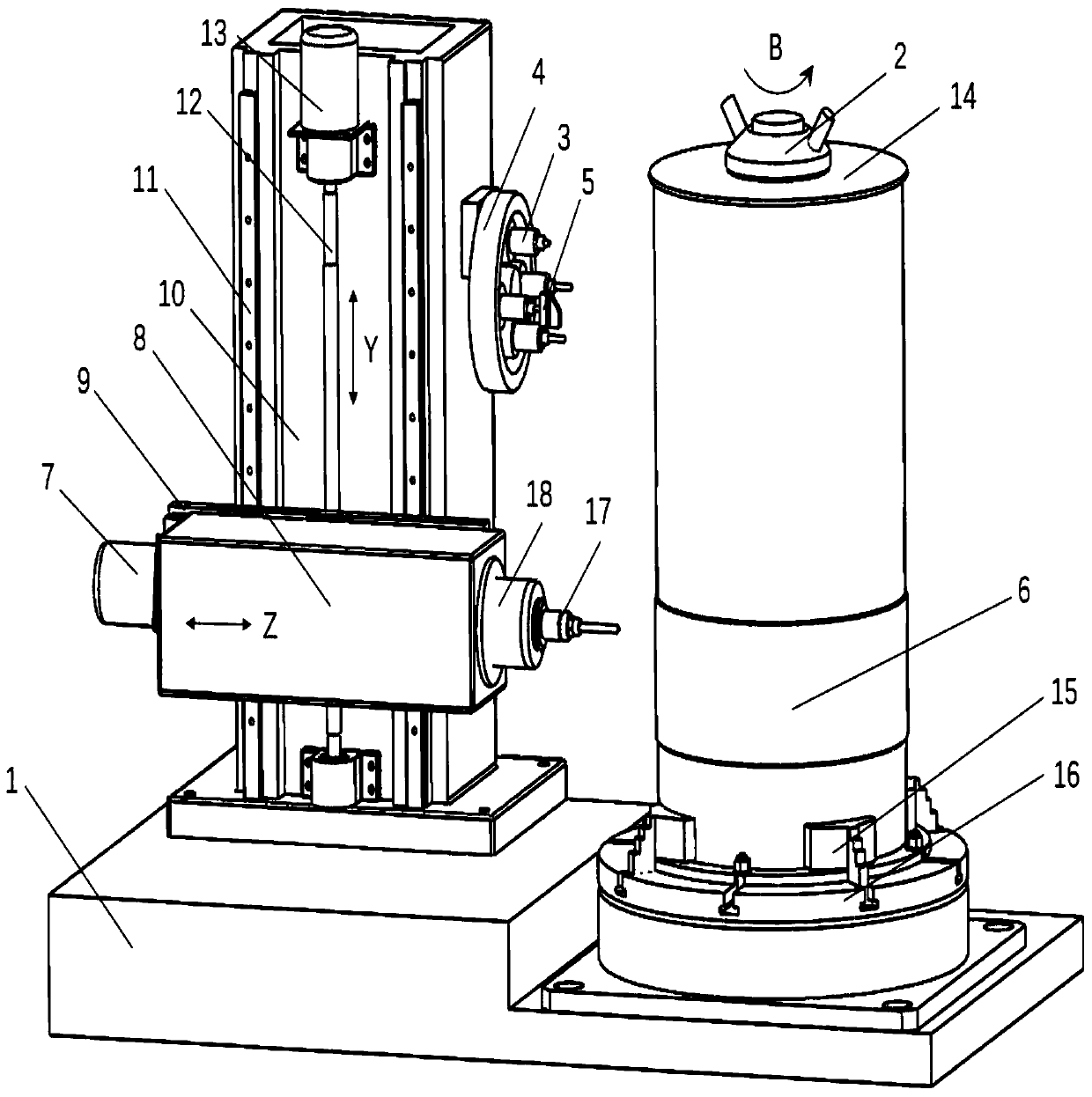 Digitalized thinning machining method for large thin-walled cylinder part