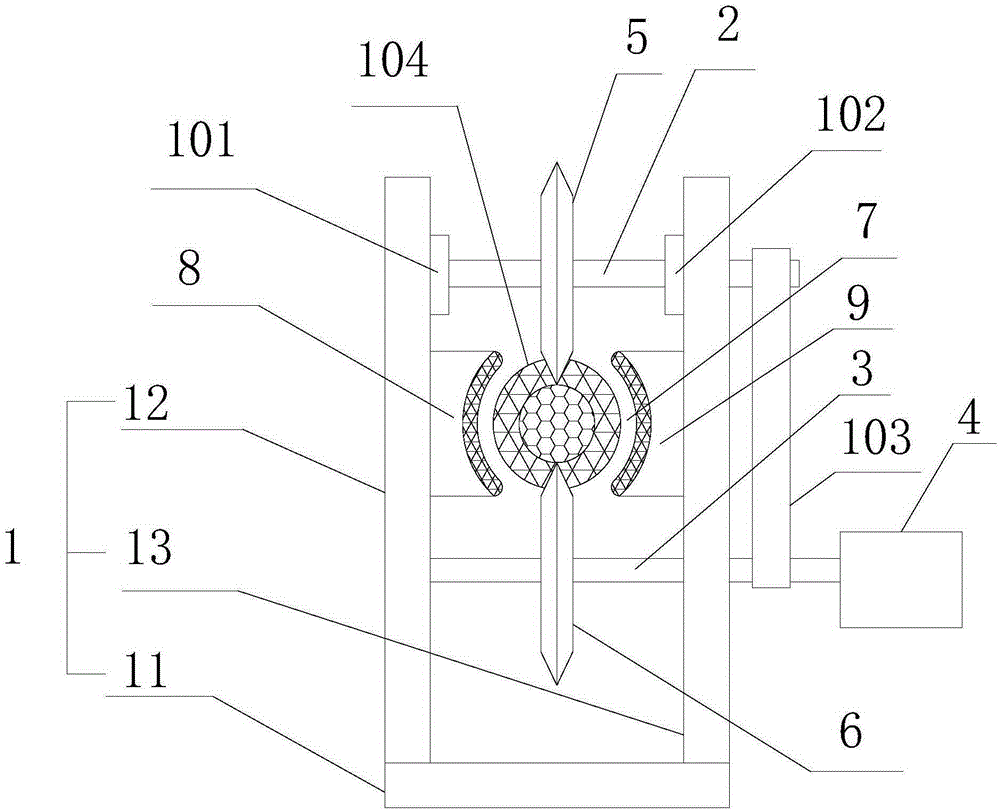 Cable stripping mechanism