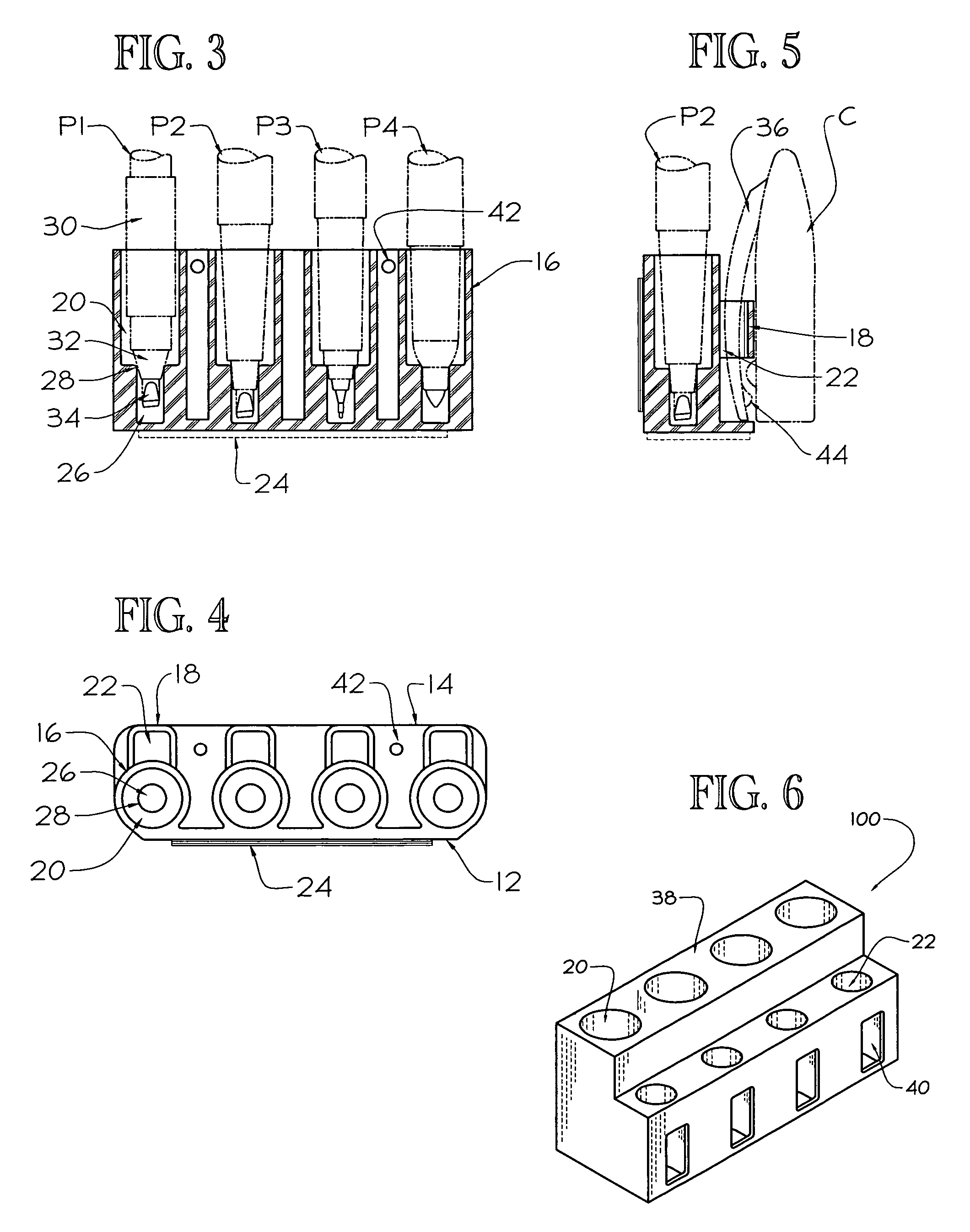 Pen holder with pen cap holder