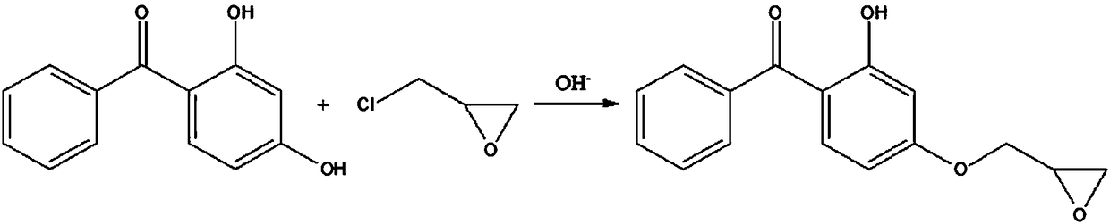 A kind of epoxy resin curing agent with improved anti-ultraviolet performance of epoxy resin and preparation method thereof