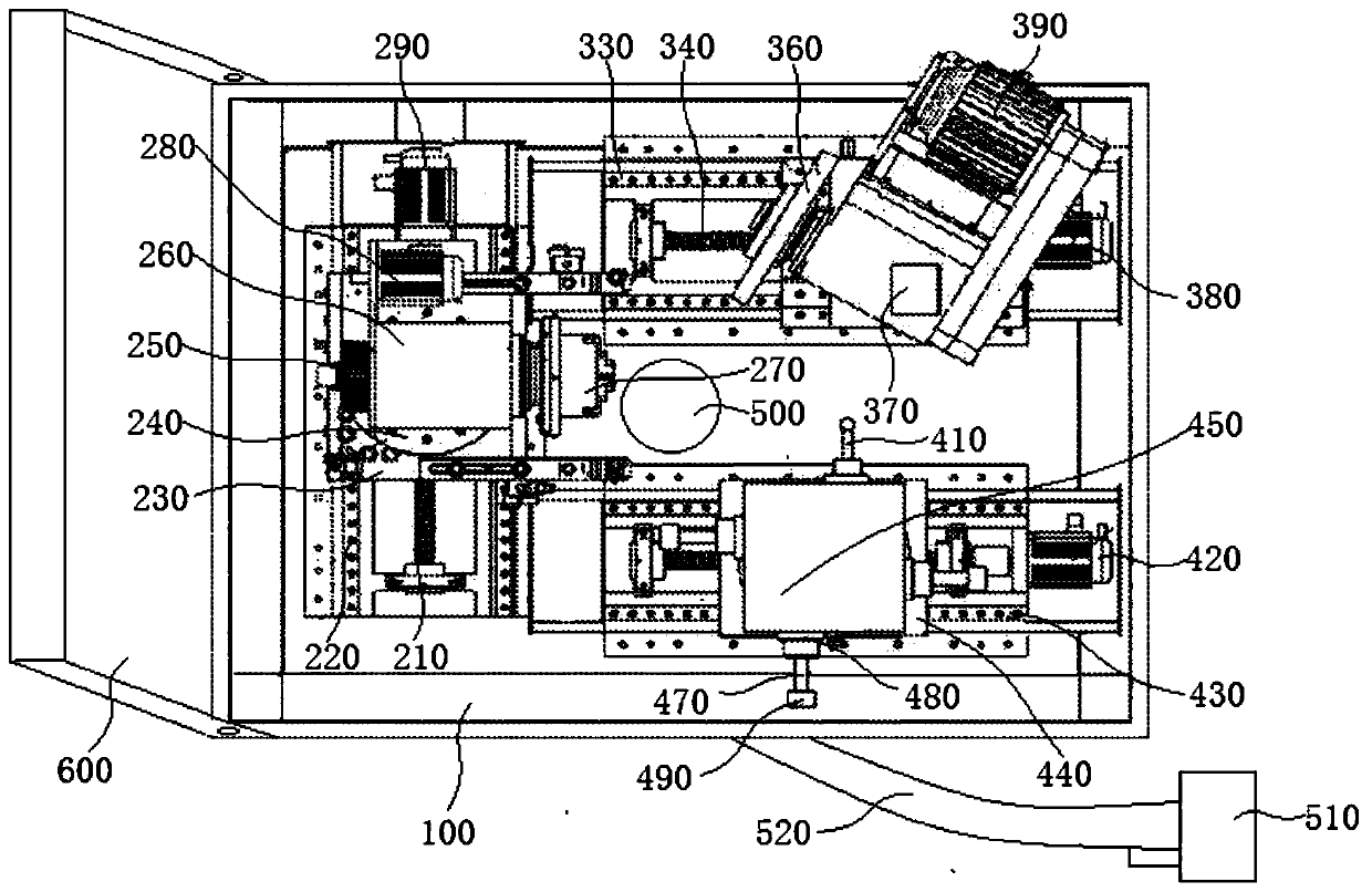 Full-automatic numerical control cutter grinding machine with inner hole and outer circle grinding function