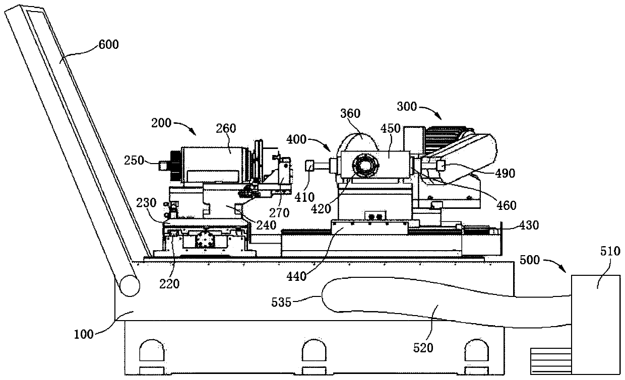 Full-automatic numerical control cutter grinding machine with inner hole and outer circle grinding function