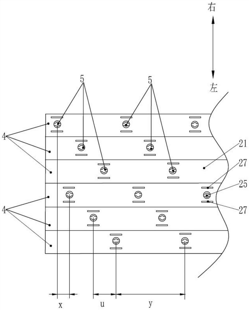 Glass toughening and quenching device adopting mixed gas cooling