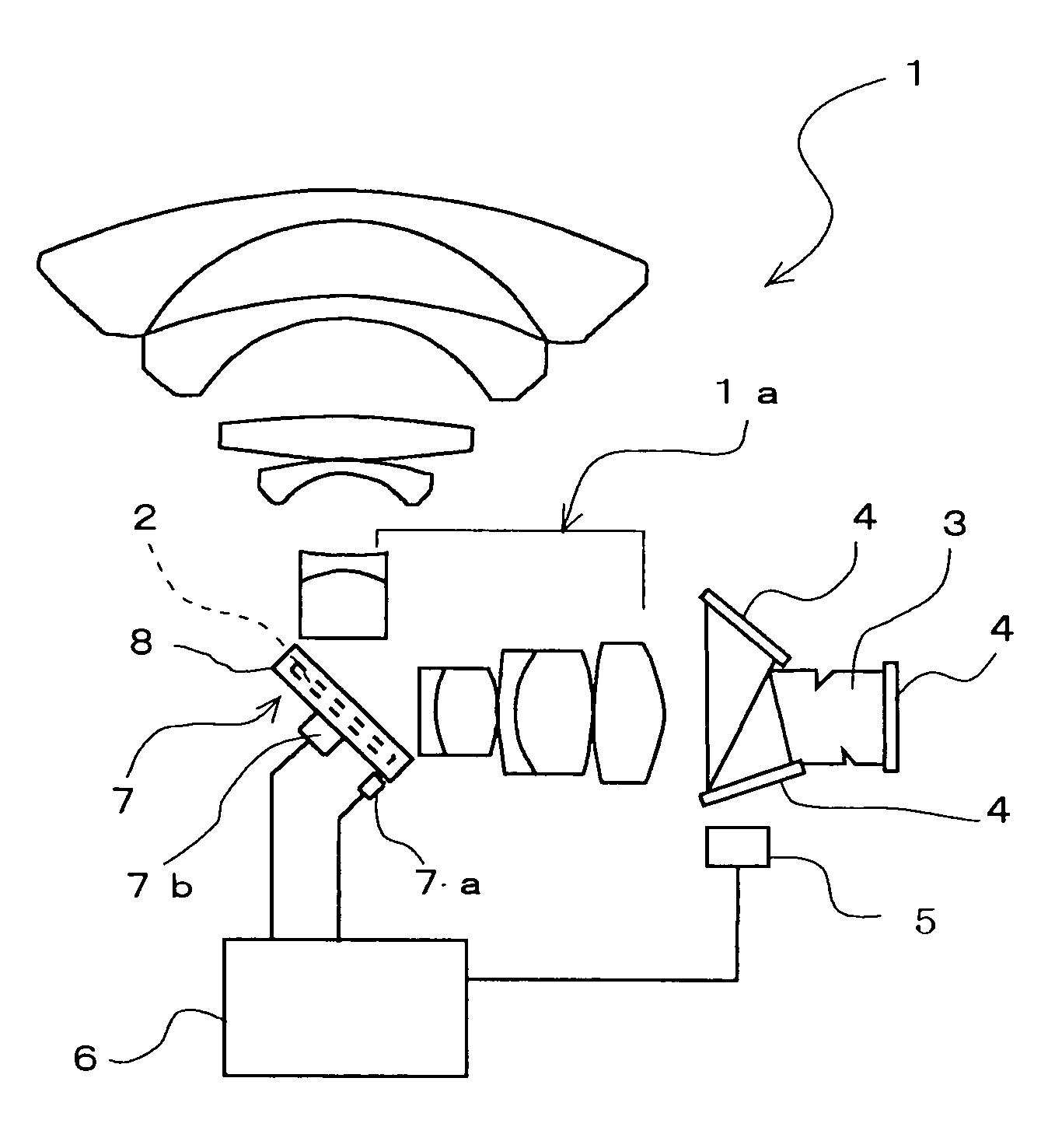 Camera image shake correcting device