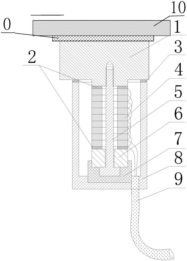 Coupling adhesive for ultrasonic real-time broken rail monitoring system and preparation method and use method thereof