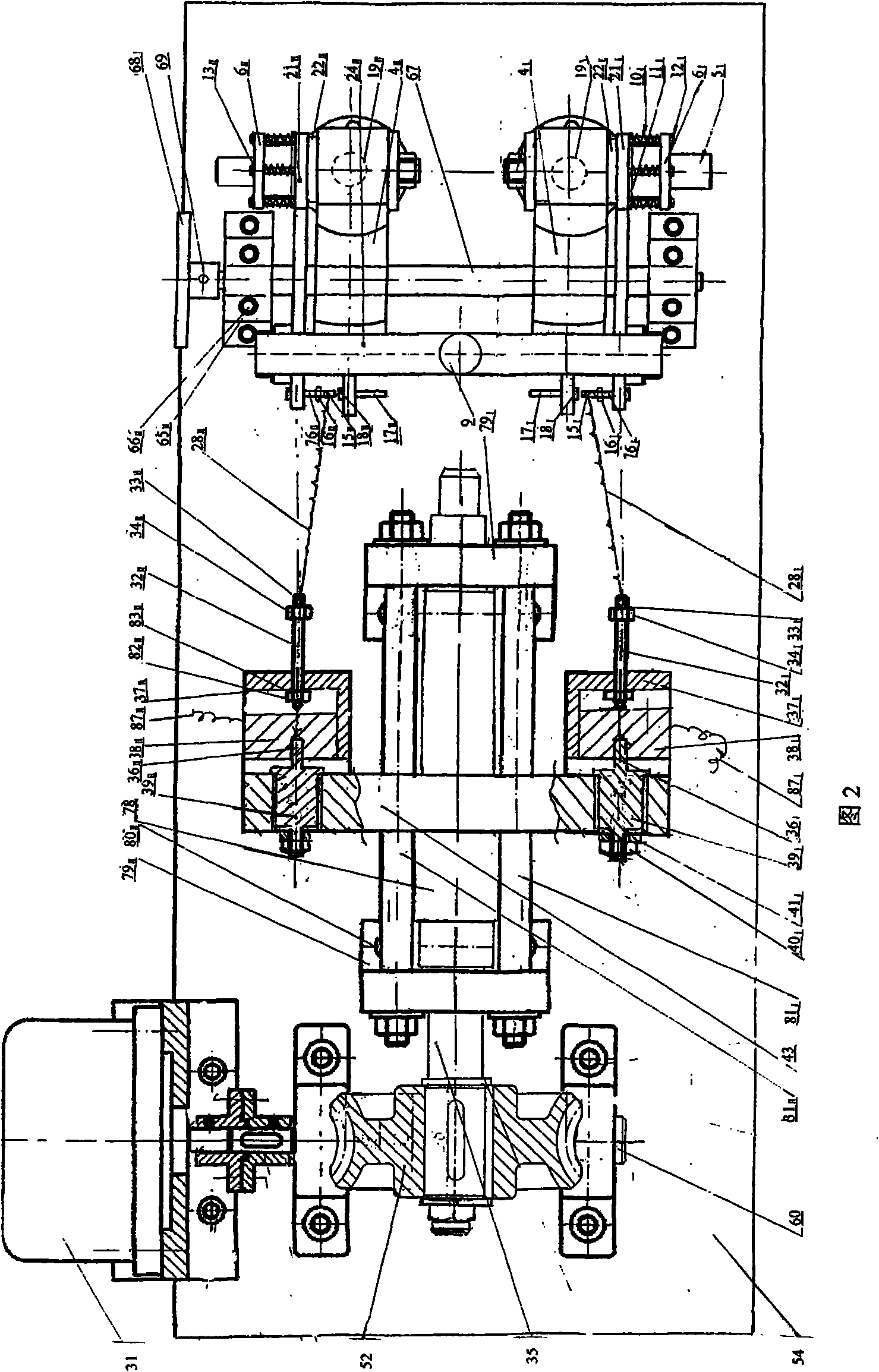 Buccal multi-bending spring space three-dimensional dynamometer