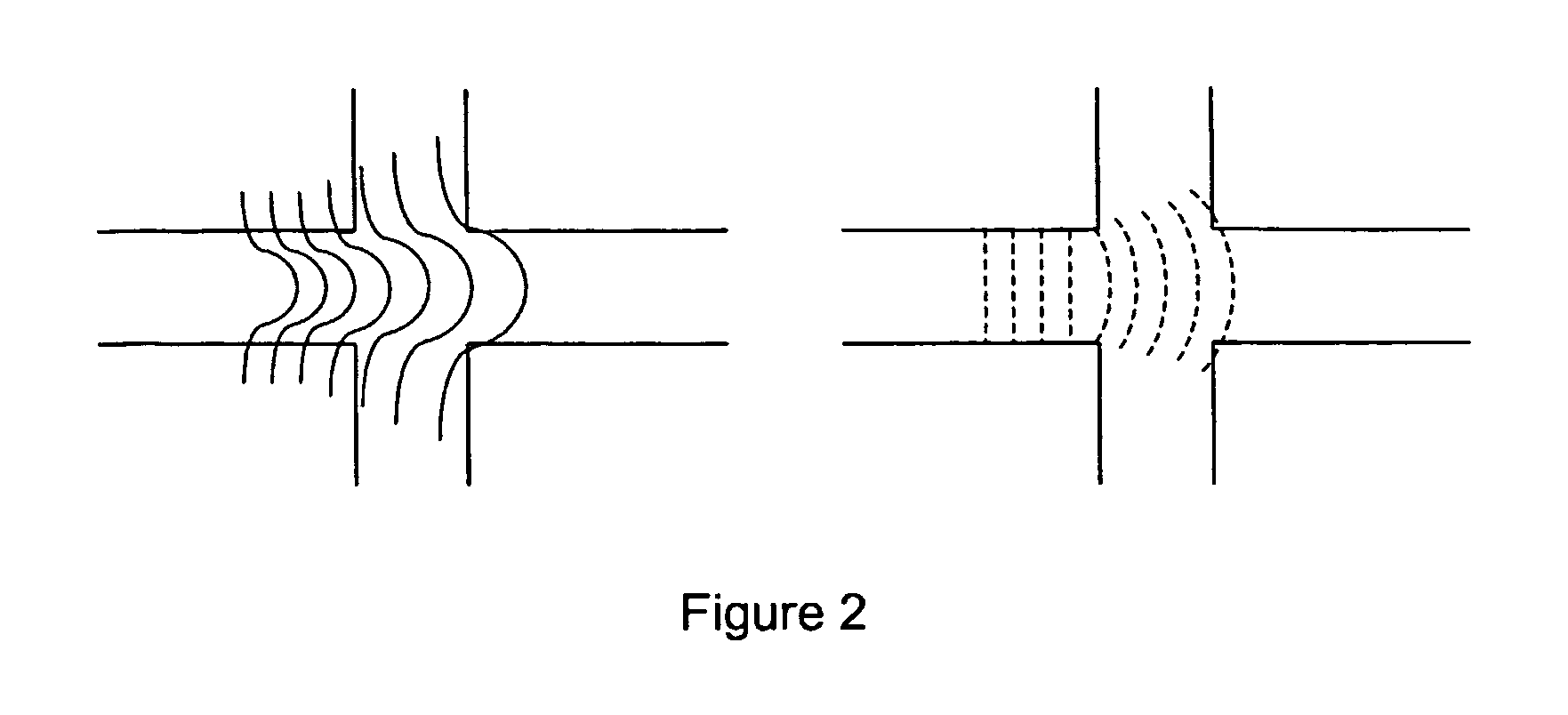 Low loss lateral optical waveguide intersections