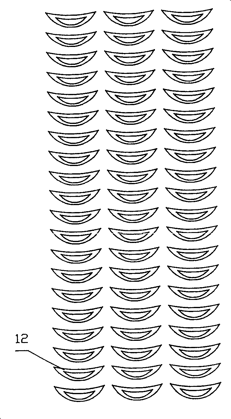 Point-like or graphic glue spreading device