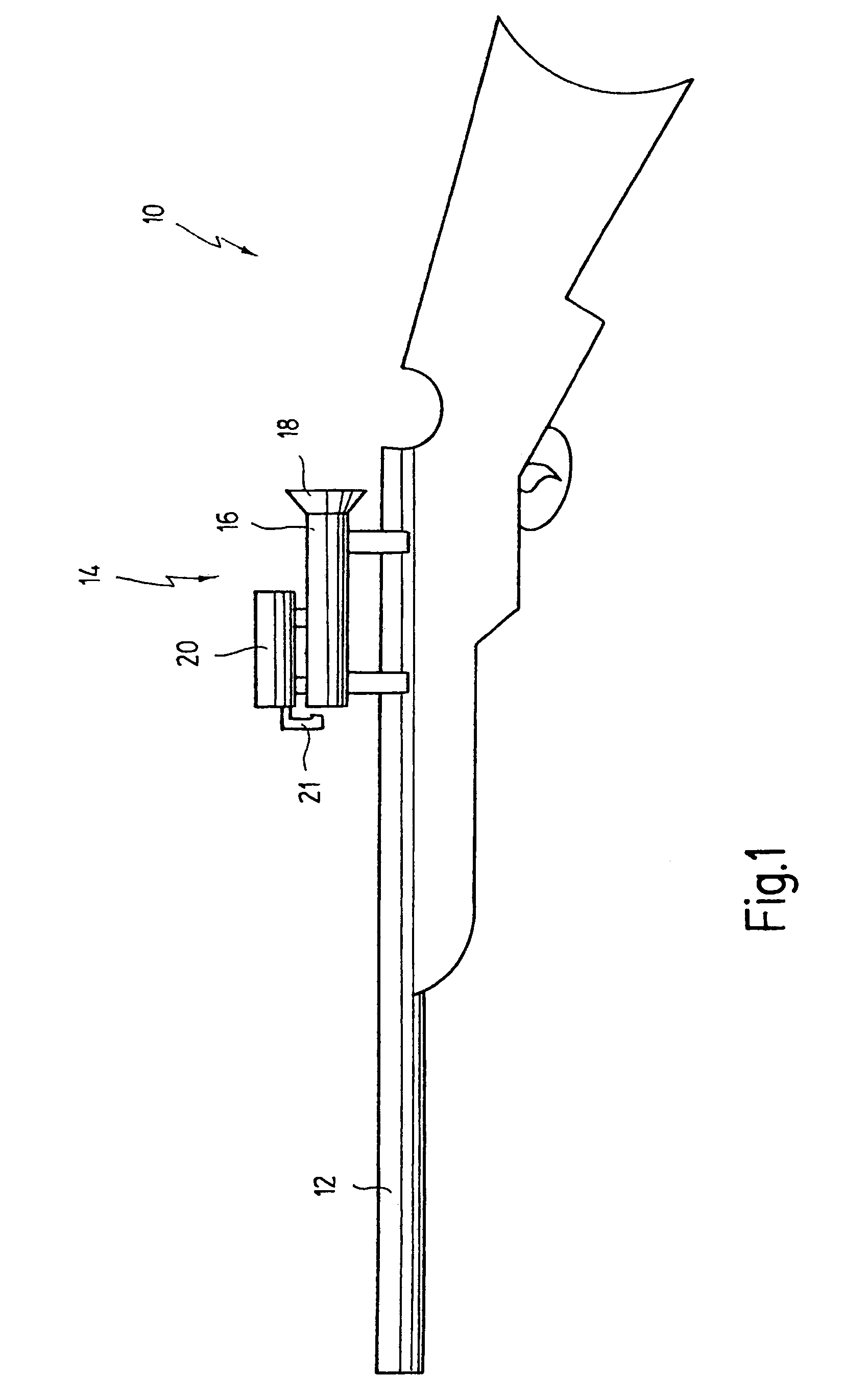 Apparatus and method for detecting optical systems in a terrain