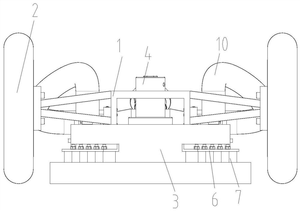 Wall-climbing robot for cleaning ship