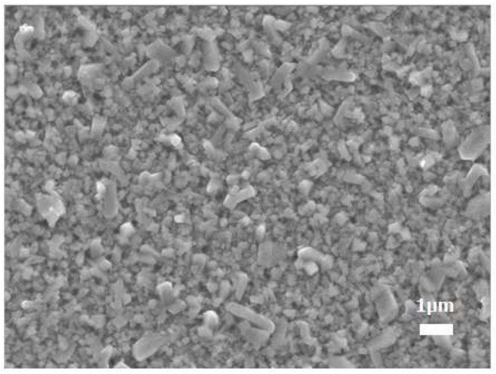 Method for preparing lithium battery electrode material FeSe2 thin film through magnetron sputtering