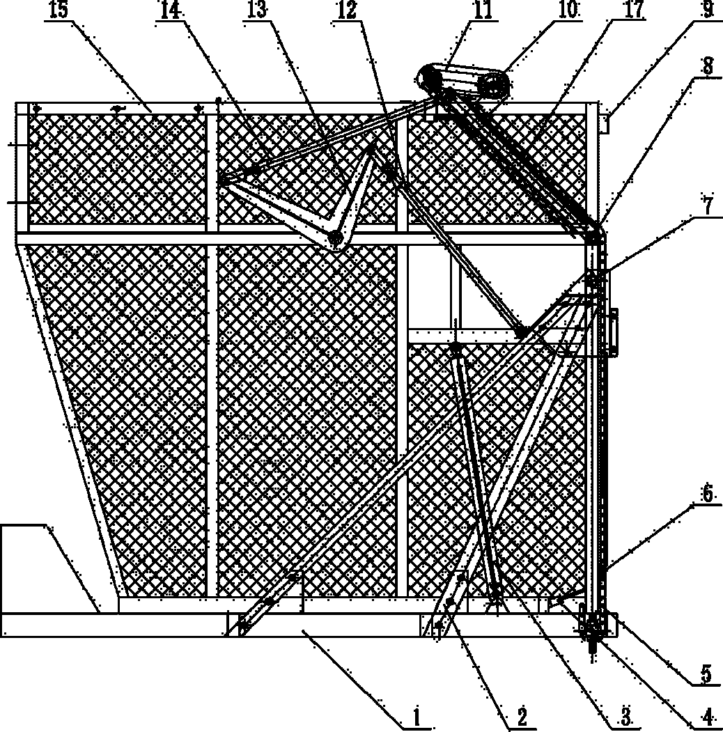 Self-control cotton collecting box