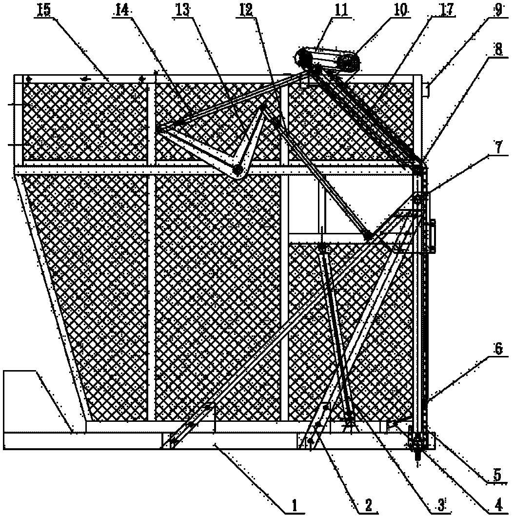 Self-control cotton collecting box