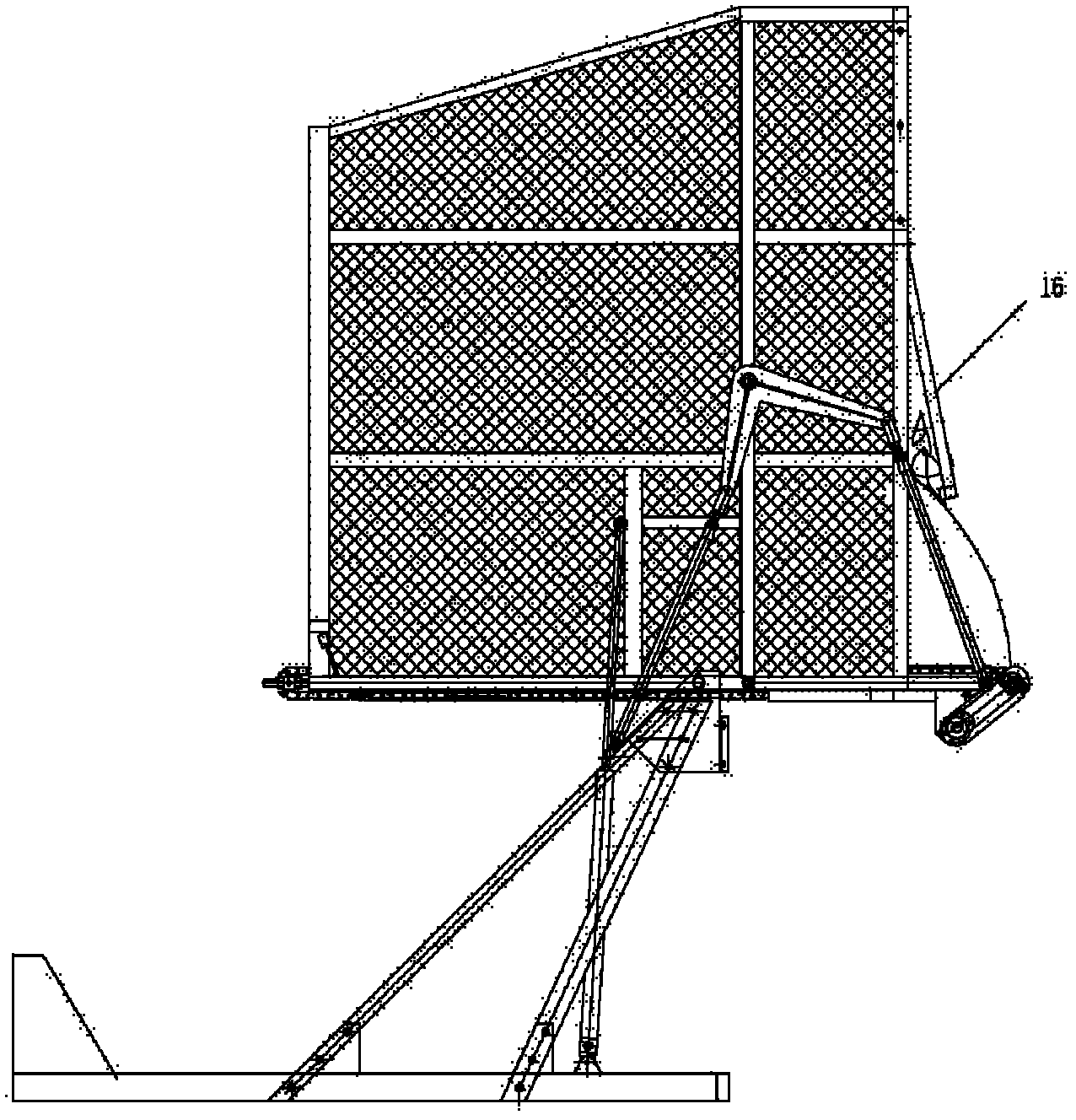 Self-control cotton collecting box