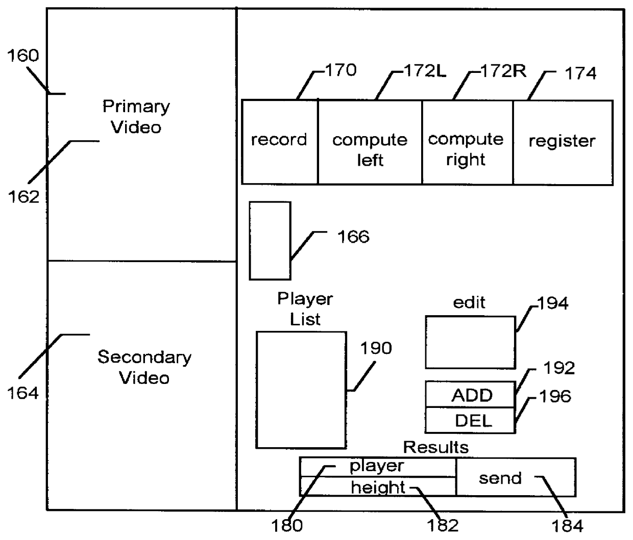 System for determining the position of an object